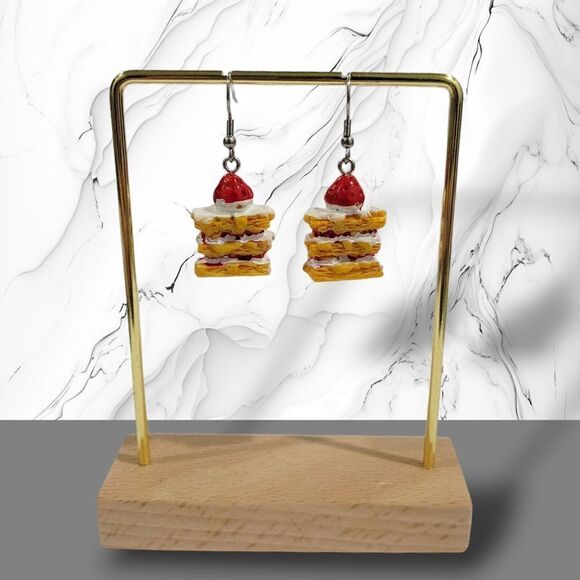 🍰Strawberry Shortcake Earrings🍰(2-A026-B)-Jewelry for Women - Picture 3 of 6